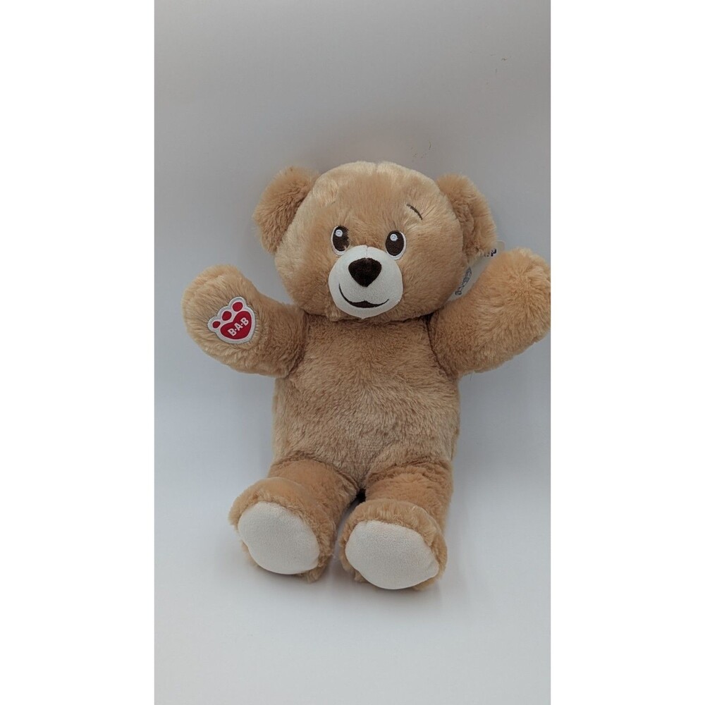 Build A Bear 2017 Tan Teddy Plush Lil Honey Cub 14 IN Stuffed Animal Toy